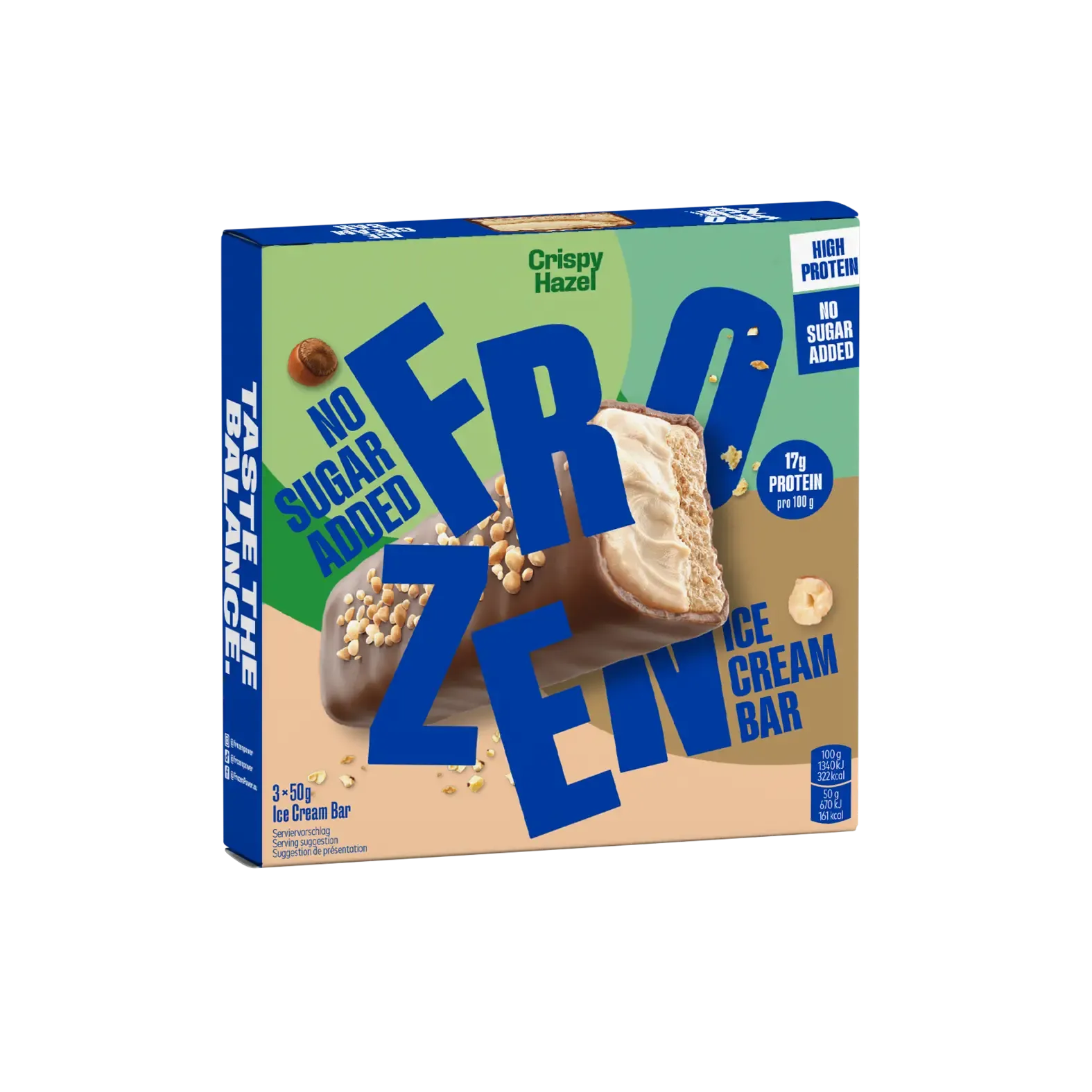 Crispy Hazel Ice Cream Bar