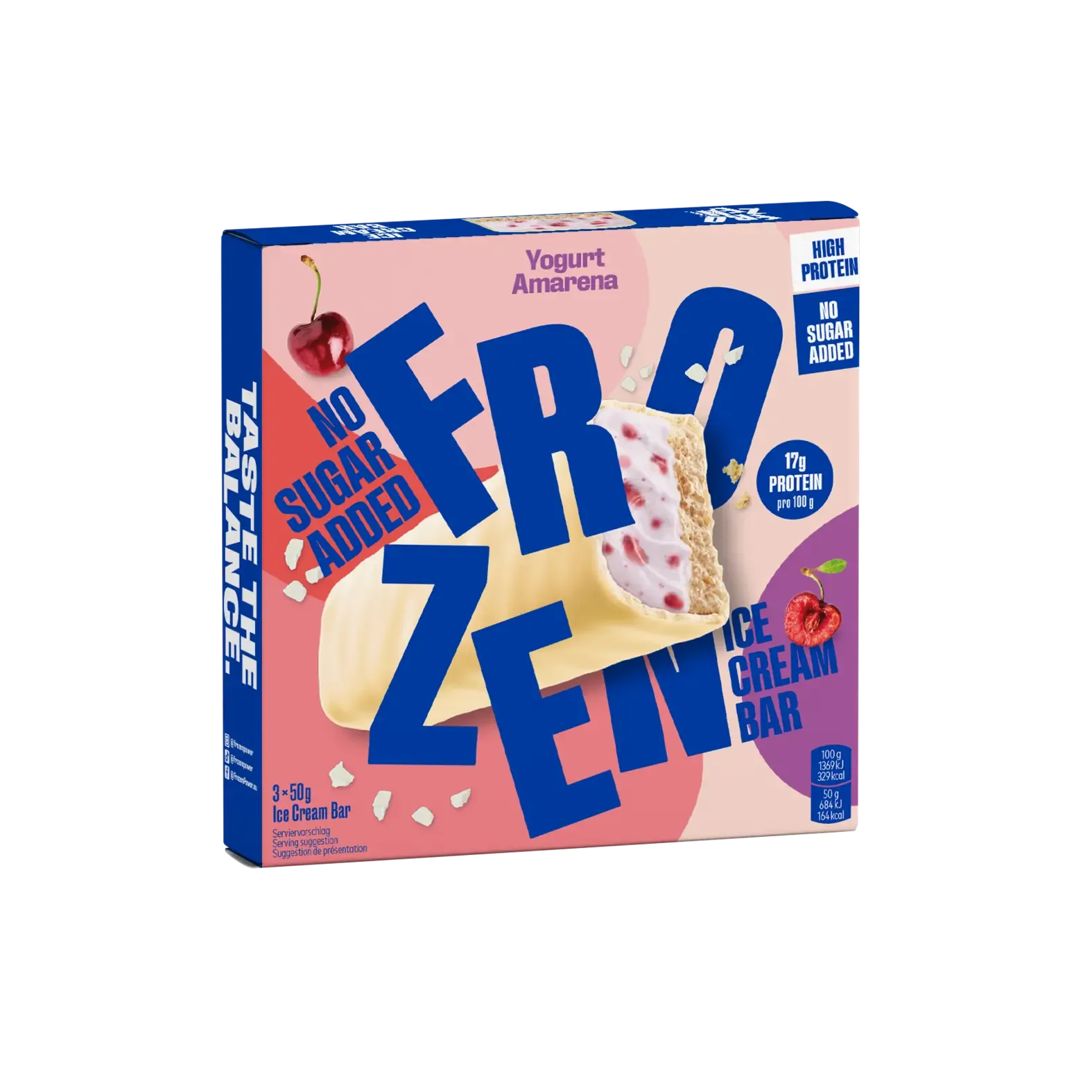 Yogurt Amarena Ice Cream Bar