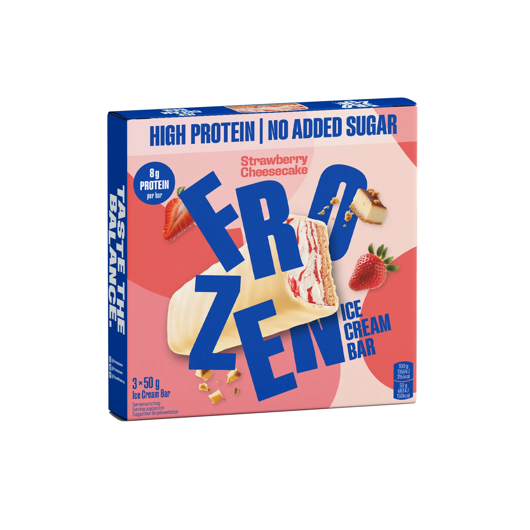 Strawberry Cheesecake Ice Cream Bar